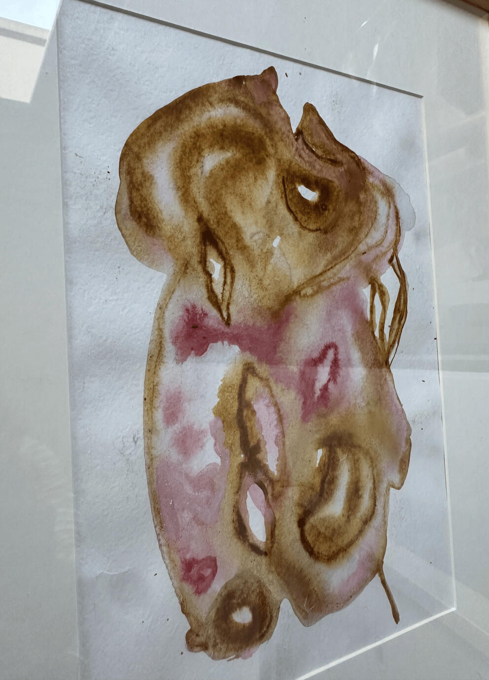 Like water meeting stone, this painting reminds us that not all obstacles are harsh; some arrive with a whisper, teaching us patience, surrender, and the poetry of slowing down.